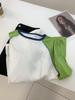 Snowflake Cotton Raglan Sleeve Sun Protection Cardigan Women's 2025 Summer Round Neck Oversized Long Sleeve T-shirt.
