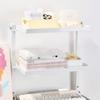 Desktop Storage Rack Perforated Clamp-on Desk Space Saving