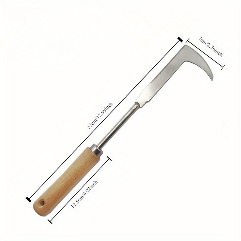 Weeding Tool Stainless Steel Root Remover Hand Weed Puller Garden Transplant Shovel Soil Loosening Vegetable Digger Seedling Uprooter