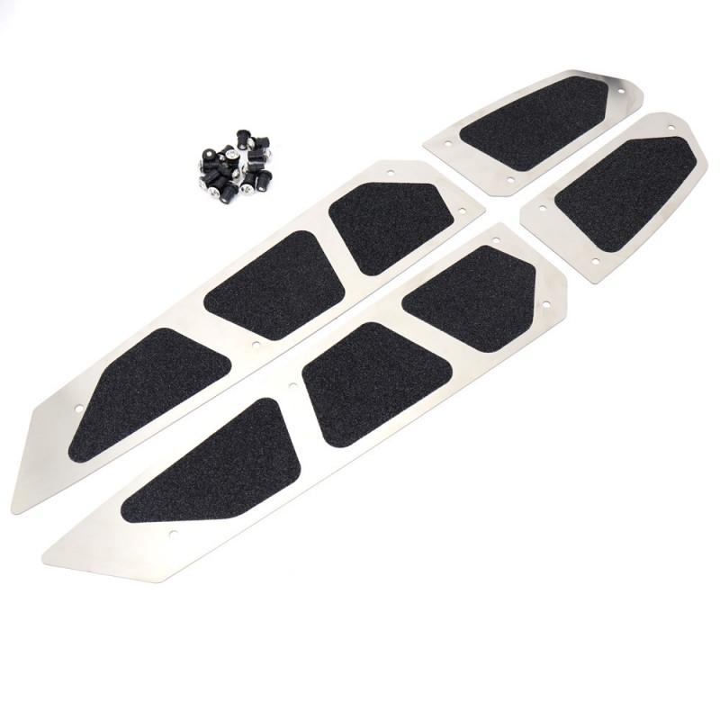 Stainless Steel Footrest Pad Cover Honda Forza 350 NSS350 Motorcycle Anti-Slip Pedal Mat Decorative Upgrade