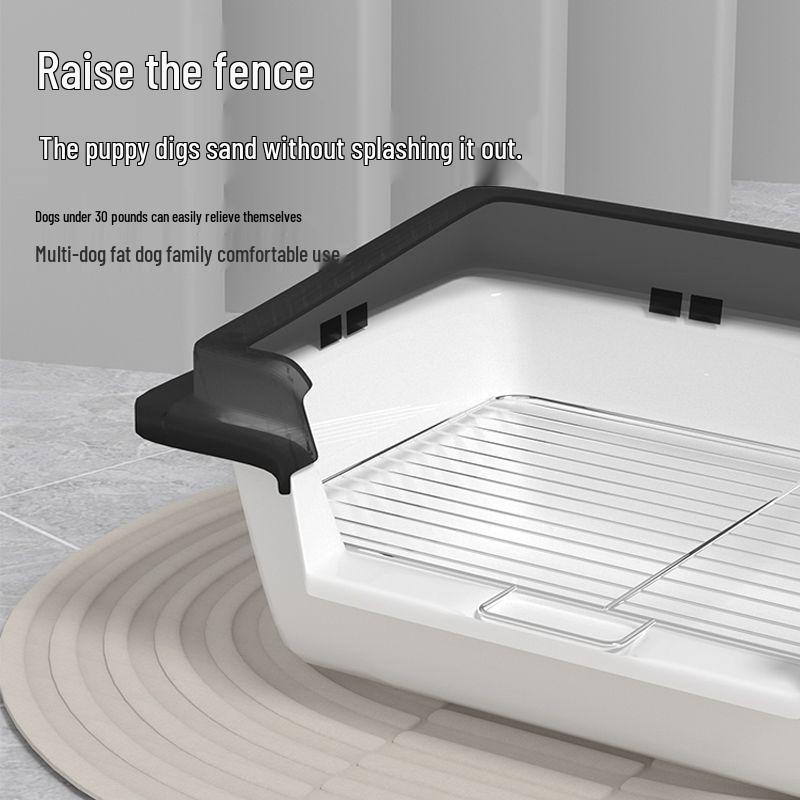 Automatická psí toaleta s protiskluzovým designem pro všechna plemena