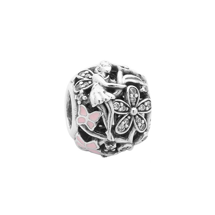 Pandora Dazzling Daisy Fairy Butterfly Pendant Unisex pendant Silver 791841EN68 Silver,F