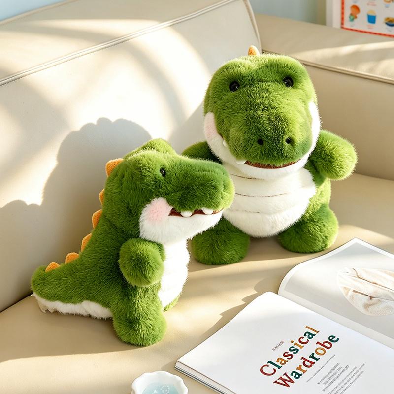 Cartoon Crocodile Plush Toy Soft Stuffed Animal Doll Creative Decorated Pillow Kawaii Room Decor Birthday Gift for Kids