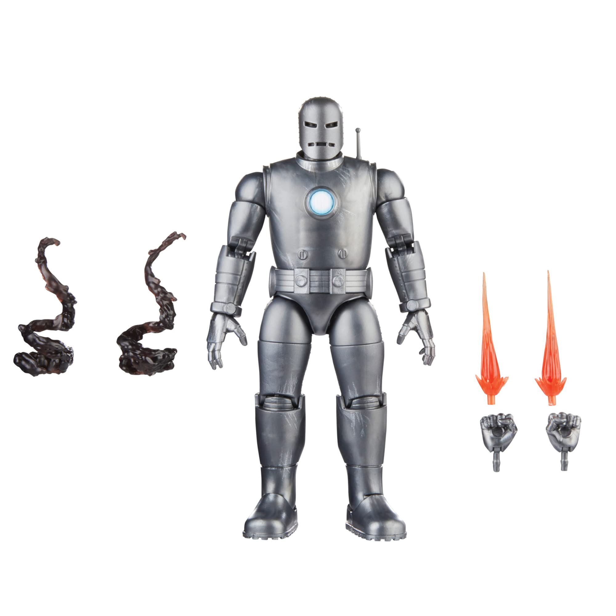

Hasbro Marvel Legends Series Iron Man (Model 01), Avengers 60th Anniversary 6-inch (15cm) Action Figure with 6 Accessories, F7061, Authentic