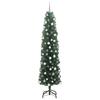 Artificial Christmas Tree with 300 LEDs and Stand Green 180 Cm