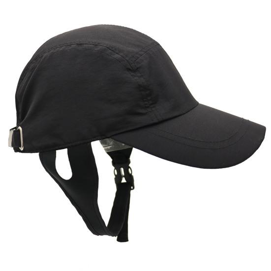 Unisex Sun Hat with Adjustable Buckle Solid Color Sun Protection Caps with Wide Brim Anti-UV Caps for Camping Hiking
