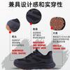 New labor insurance shoes non-slip, wear-resistant, smash-proof and puncture-proof safety shoes, men's breathable steel bag head soft work shoes