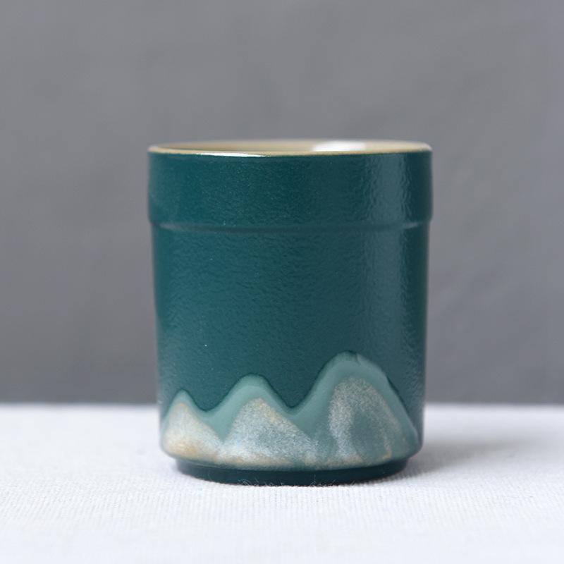 New Vintage Ceramics Cups Japanese Stoneware Porcelain 128ml Tea Mug Healthy Lifestyle Kung Fu Tea  Sake Coffee Cups Drinkware