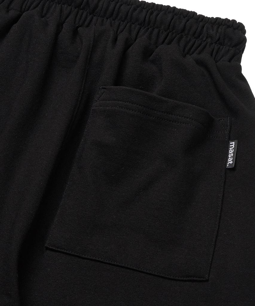 Masateu One Tuck Easy Sweat Pants _ Black