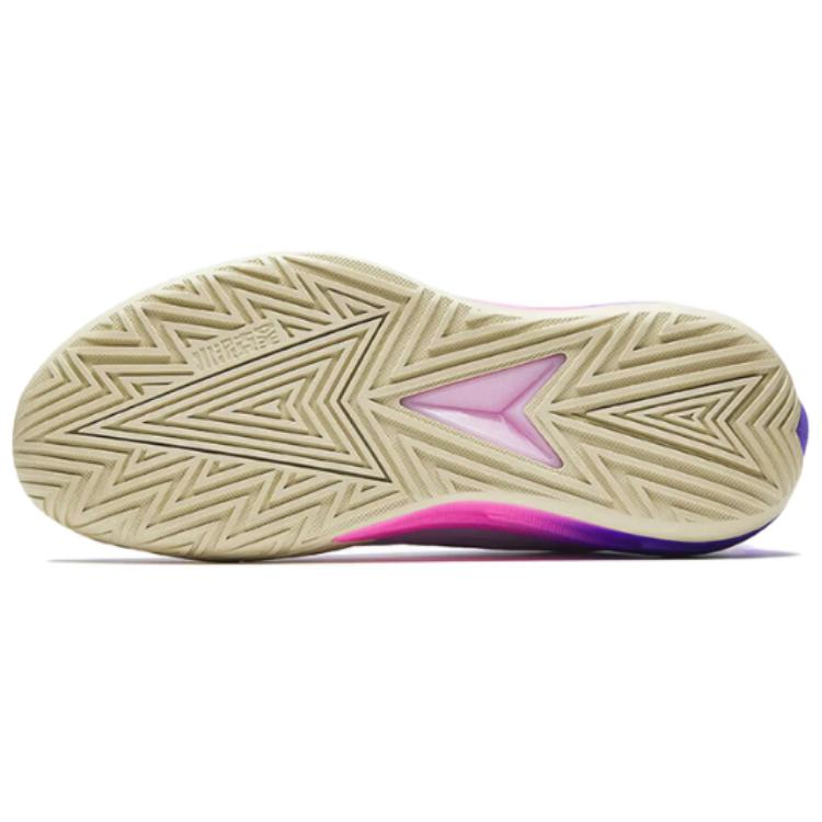 Anta Lichte Cavalerie 10 Lichtgewicht Mesh Ademende Outdoor Basketbalschoenen Heren sneakers Mistig-Paars 112621603-5