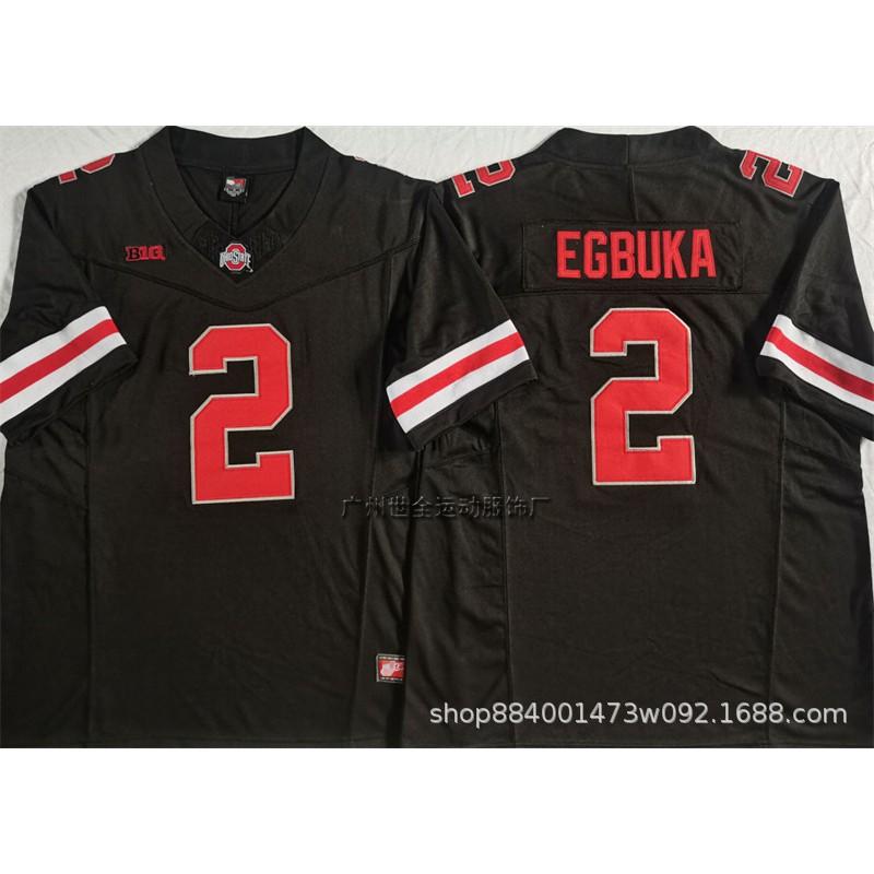 Mens Ohio State Buckeyes Rugby Jersey Training Shirt Cotton Blend Embroidered Football Uniform College Team Practice
