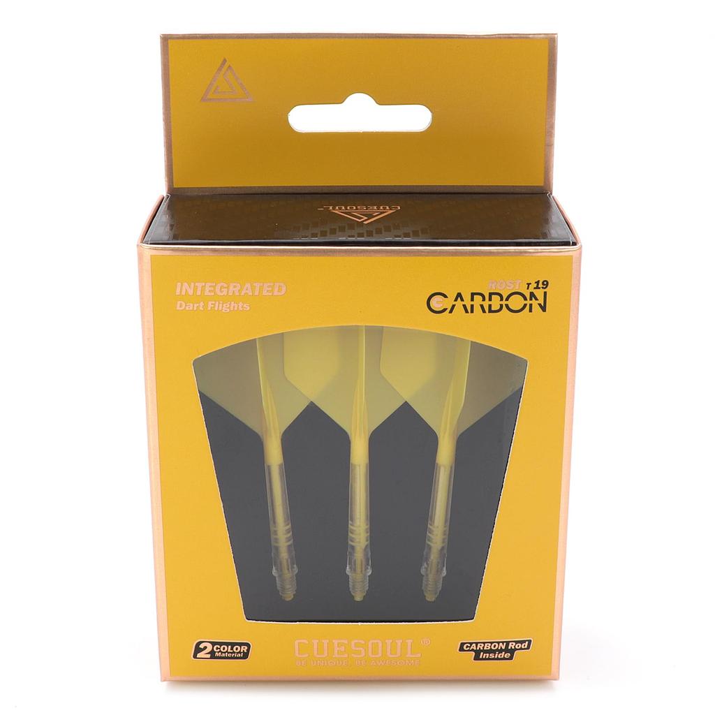 CUESOUL Integrated Flights ROST AK57 T19 Carbon Fiber Rod Big Standard Shape Set of 3 CS-AK57DB7-4