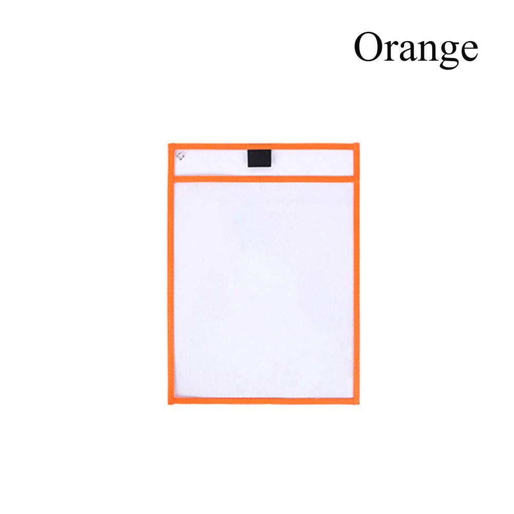 Office Stationery Writing Tool Reusable File Pocket Drawing Board Dry Wipe Bag Teaching Supplies
