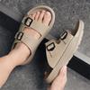 Fashion CYYTL Mens Summer Slippers Casual Outdoor Beach Shoes Sandals Walking Slides Comfort Lightweight Designer Leather Fashion Luxury