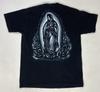 VINTAGE Nostra Signora Madre Maria 2006 T-shirt Grafica Uomo Media Nera Religione Y2K