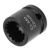 Centralventilhylsa 22mm 16 punkter 12-kantfäste Krommolybden för 230i 318i 330e 330i 340i 430i