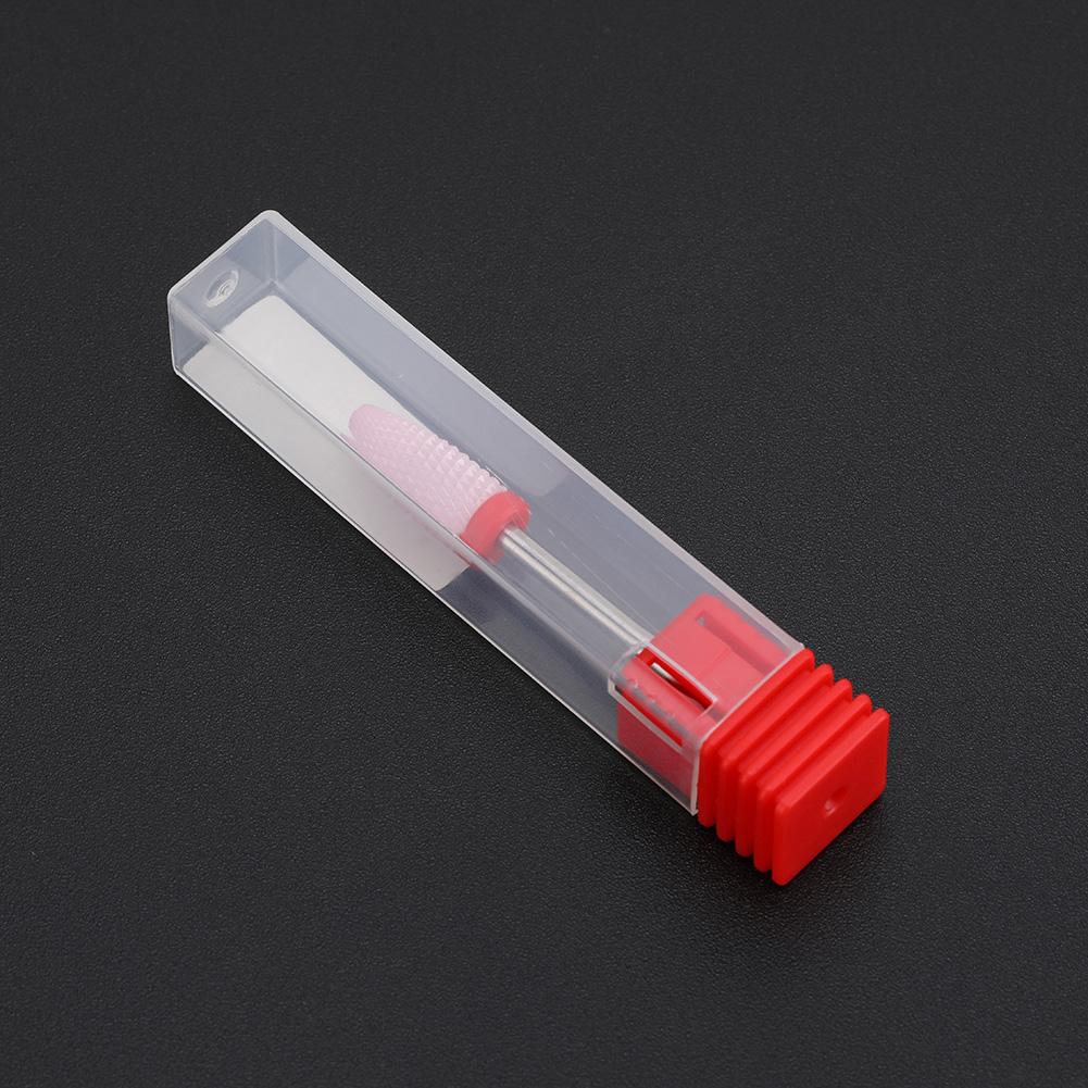 5 Types Ceramic Cylinder Shape Grinding Head Nail Drill Bit for Nail  Polishing Manicure Tools
