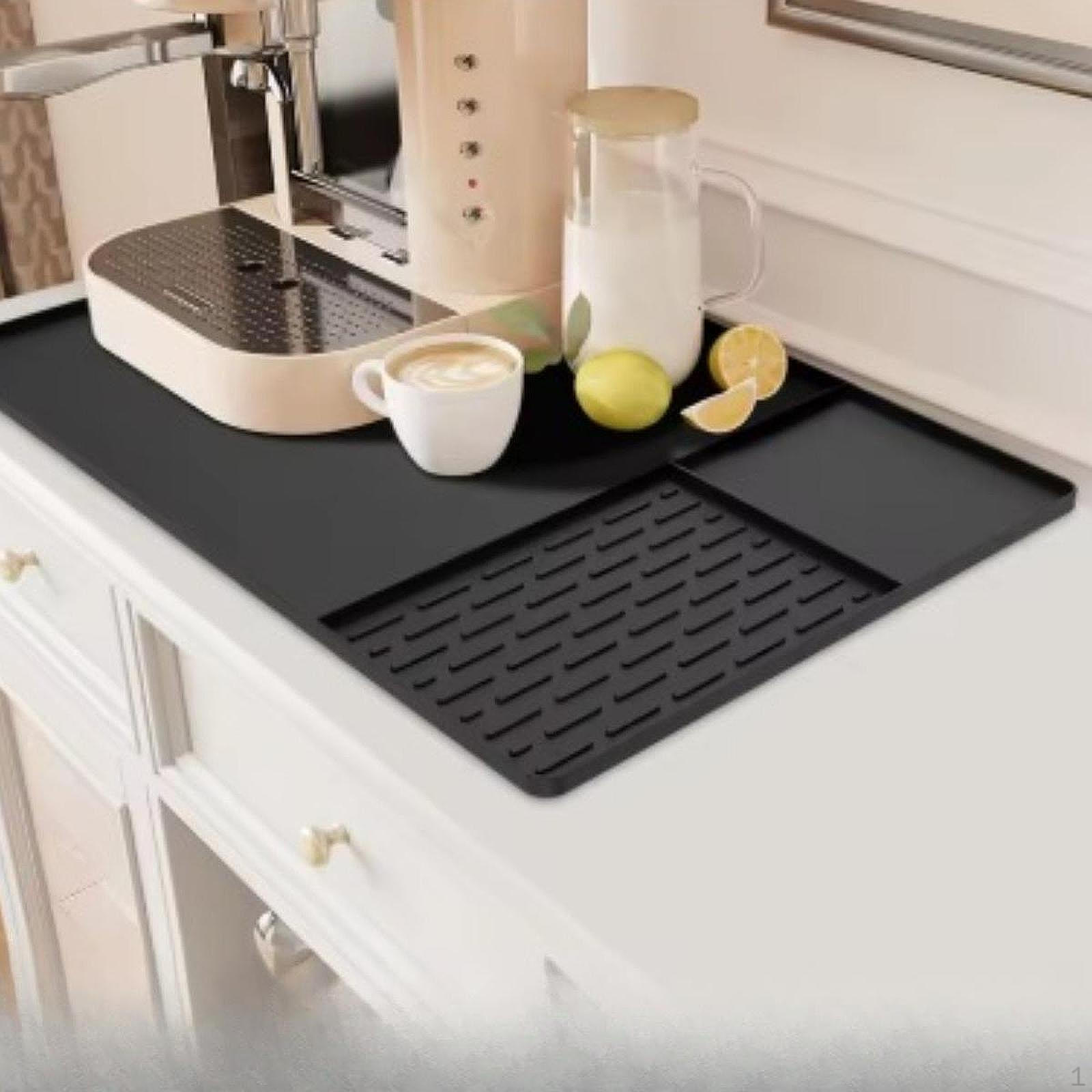 

Silicone Coffee Mat for Countertop,Fits under Maker Quick Drying Machine