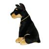 New Doll Sitting Position Chain Cute Toy Doberman Inu Plush Doll Doll