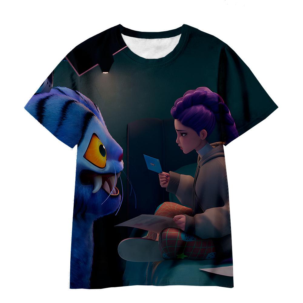Children's KPop Demon Hunters Graphic T-Shirt In Soft Fabric