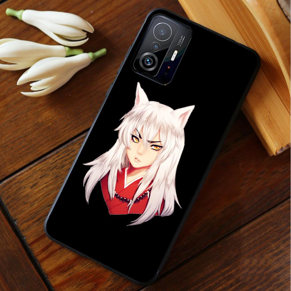 Anime Cute Inuyasha Phone Coque For Xiaomi Poco M4 Pro 5g F3 X4 Mi 11 Lite F4 Gt M3 11t 9t 10t X3 Nfc Note 10 Trend