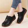 Waterproof Women Leather Shoes Lightweight Slip-on Loafers Ladies Elegant Non-slip Casual Shoes for Walking Traveling