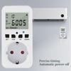Multifunctional Digital Timer Socket Cycle Programmable Digital Timer Outlet Switch 120V-60Hz 15A with UK/US/FR/EU Plug