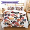 Chainsaw Man Pattern Bedding,Quilt Set Quilt Cover Pillowcase Home Birthday Gift (1 * duvet cover + 2 * pillowcase, without core)