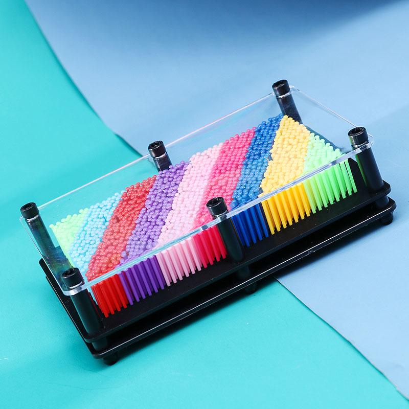 3D Handprint Toy: Interchangeable Plastic Hand Model with Needle Impression and Three-Dimensional Hand Touch.