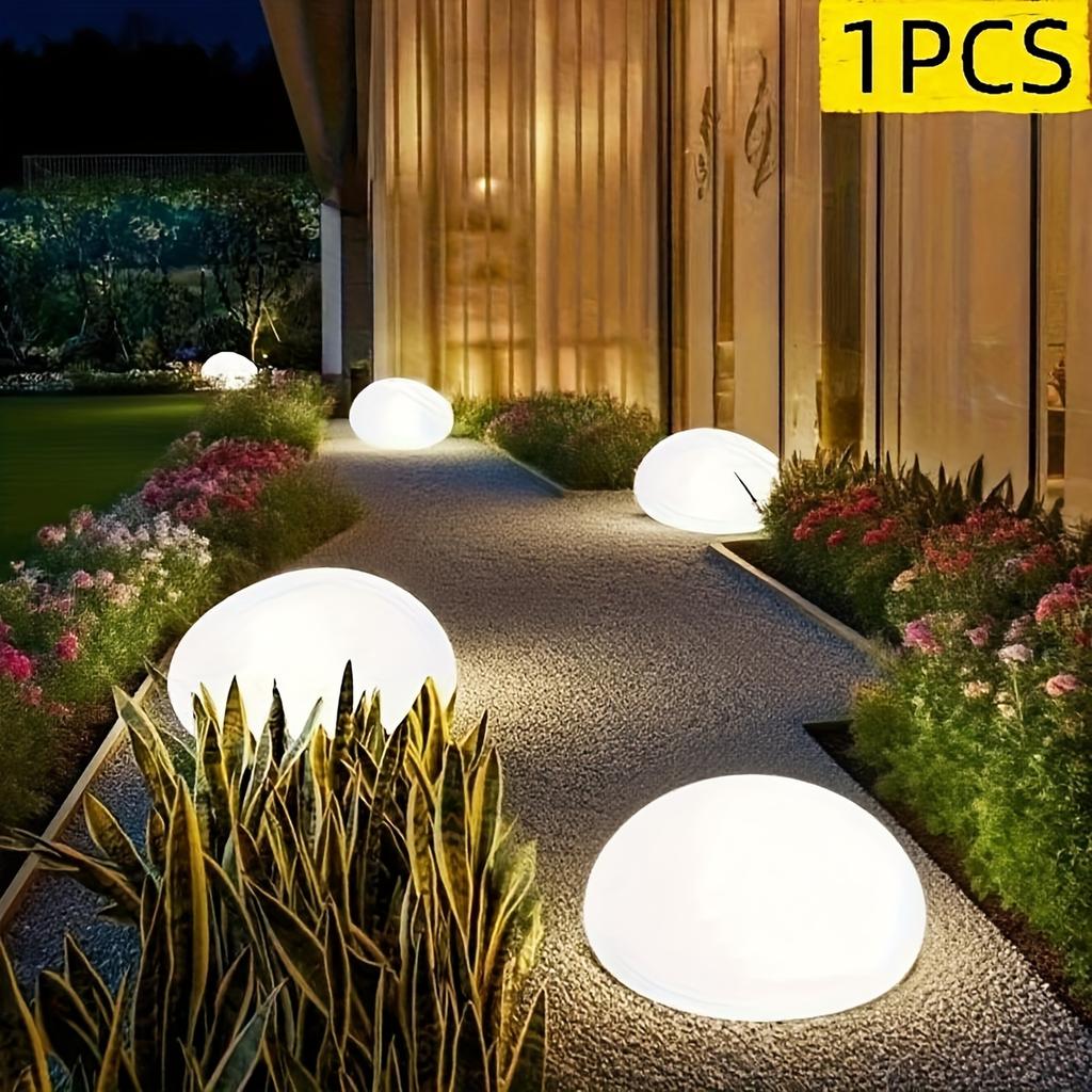 Solar Imitation Stone Lamp, Outdoor And Indoor DualLighting