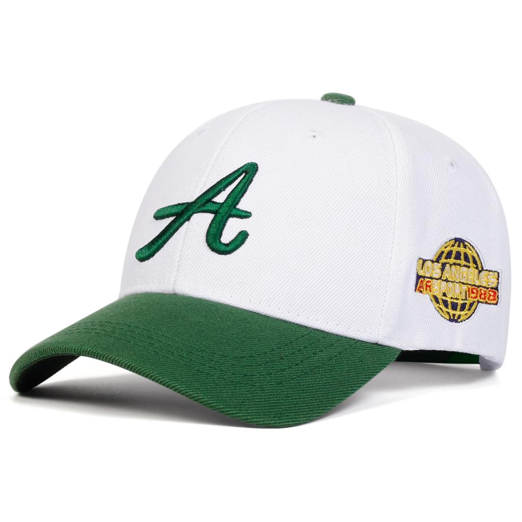 Unisex A Letter Embroidery Side Earth Baseball Caps Spring Autumn Outdoor Adjustable Casual Hats Sunscreen Hat