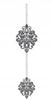 Z16 GARLAND Pendant Decoration OPENWORK Decor GLAM Gray