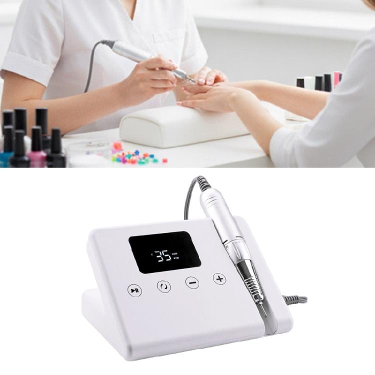 Professioneller Elektrischer Nageltischbohrer 35000 U/min 45W Variable Geschwindigkeitsregelung Nagellackierer Für Präzise Nagelformgebungsmaschine