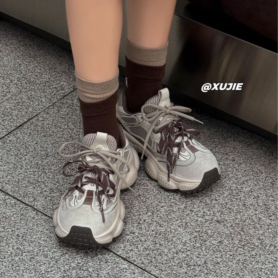 2025 autumn new mesh breathable platform dad shoes women's fashion comfortable casual shoes trendy sports shoes women's shoes