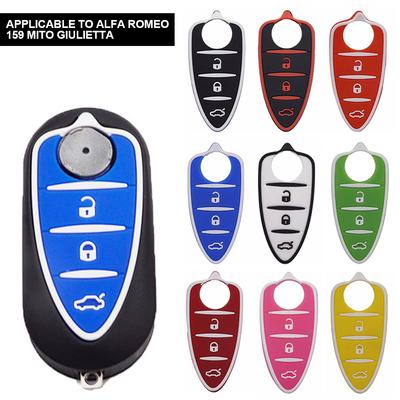 3 Buttons Car Remote Key Shell Key Pad Rubber for Alfa Romeo 156/159 /mito/giulietta/gt/4c