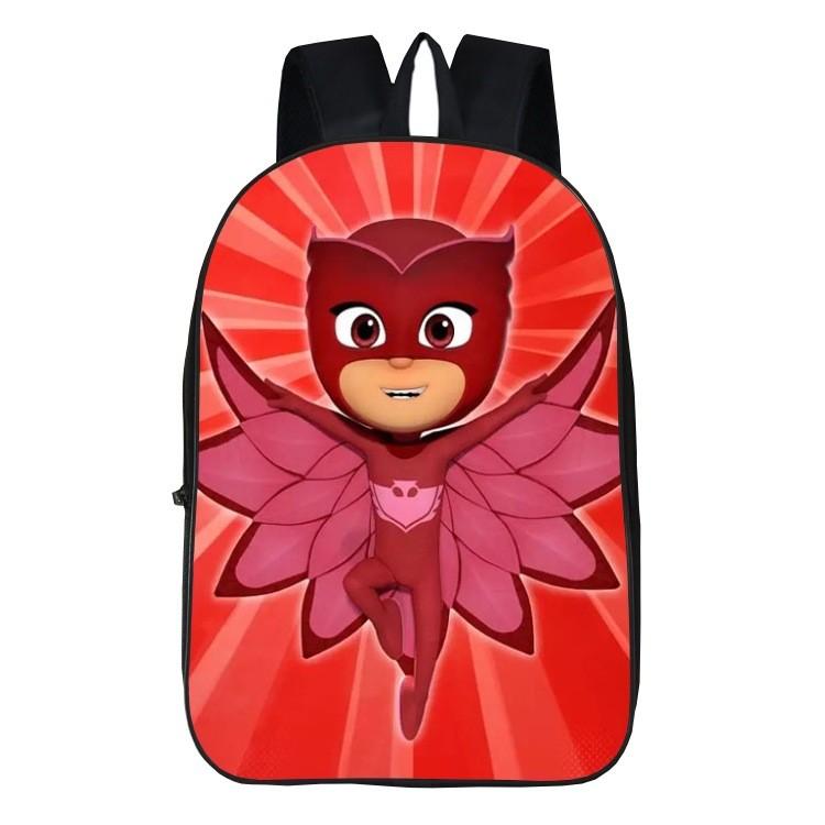 Durable Pj Mask Backpack For Kids With Vibrant 3d Cartoon Design And Adjustable Padded Straps