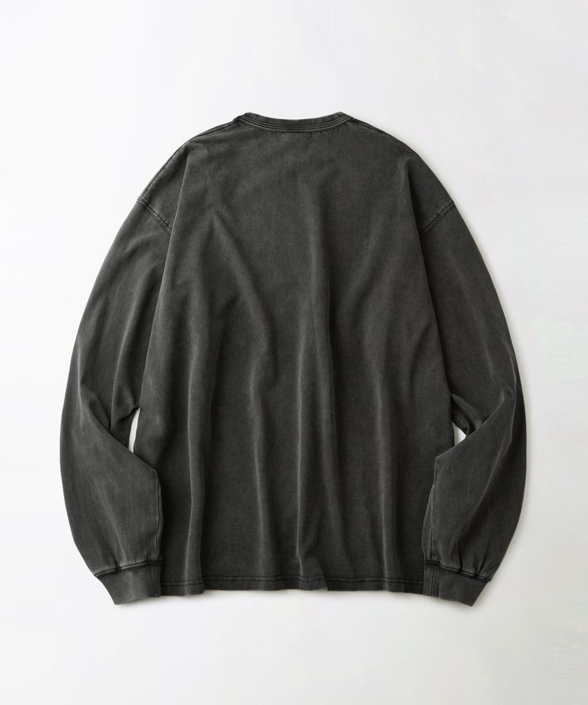 OUTSTANDING [2Pack] Vintage Washing Long Sleeve Tee_Vintage Olive/Vintage Charcoal