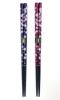 Couple Japanese Flower Navy Domestic Paulownia Box with Respect for the Aged 60th Ancient Chopsticks Chopsticks, Dishwasher, Flyer, Blue, Red,