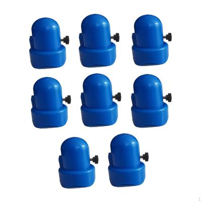 8x Trampoline Pole Caps Rod Parts Reusable Sturdy Protection Net Top