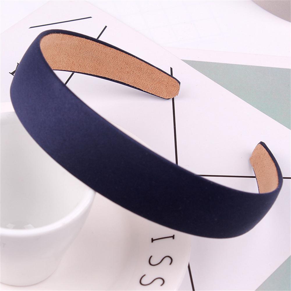 Elegant Solid Wide Headbands For Women Girls Fashion Satin Hair Bands Hairband Hoop for Korean Hair Accessories