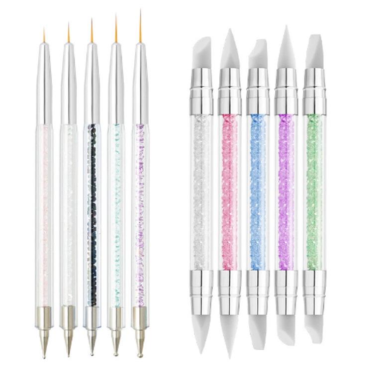 Double-Headed Nail Art Dotting Pen Tool