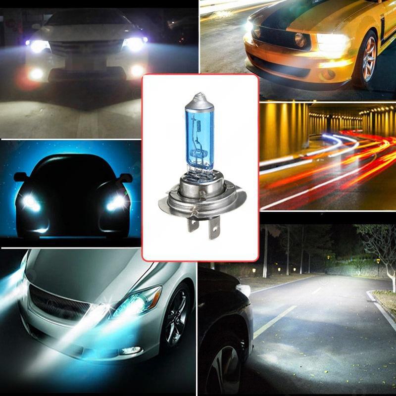 12V H7 Halogen Quartz Car Headlight Bulb - Super White Light, 55W/100W Hot Sale