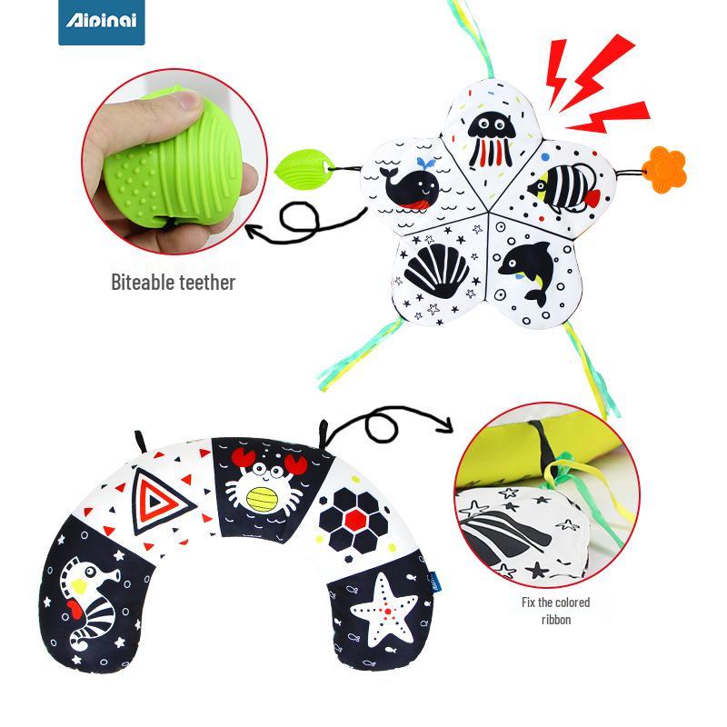Aipinqi Baby Head-Up Tummy Time Training Pillow Toy
