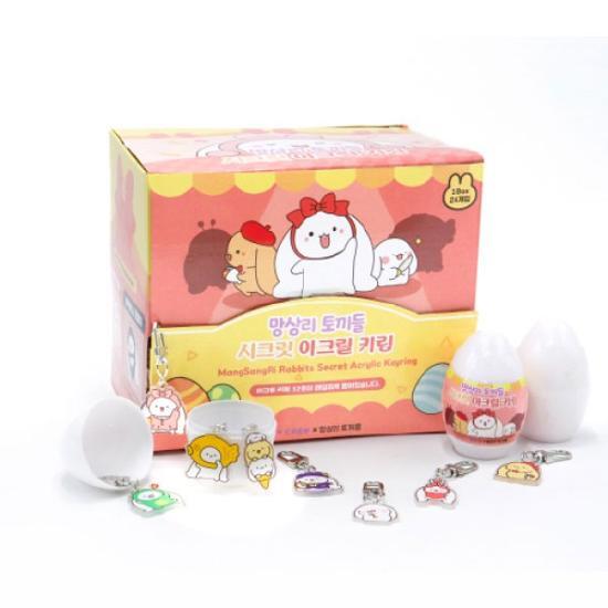 Jelly Crew Mansangri Rabbits Secret Acryl Schlüsselanhänger, ein beliebter Ausdruck in Korea