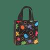 12/30pcs Waterproof Black Non-woven Fabric Bags Packaging Clothes Snack Candy Toy For Baby Shower Kids Party Weeding Decoration