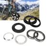 Bicycle Front Fork Bowl Set Aluminium Alloy Waterproof Anodized Bicycle Headset Spacer for 44?50.6mm Tapered Head Tube Frame