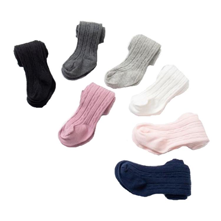 Gekämmte Baumwolle Zopfmuster Kinder Socken & Strumpfhosen für Frühling und Herbst – Baby, Big PP, & Mädchen Leggings