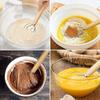 Wooden Handle Danish Dough Whisk Pastry Blender Stainless Steel Dutch Style Bread Dough Hand Mixer Kitchen Baking Tools