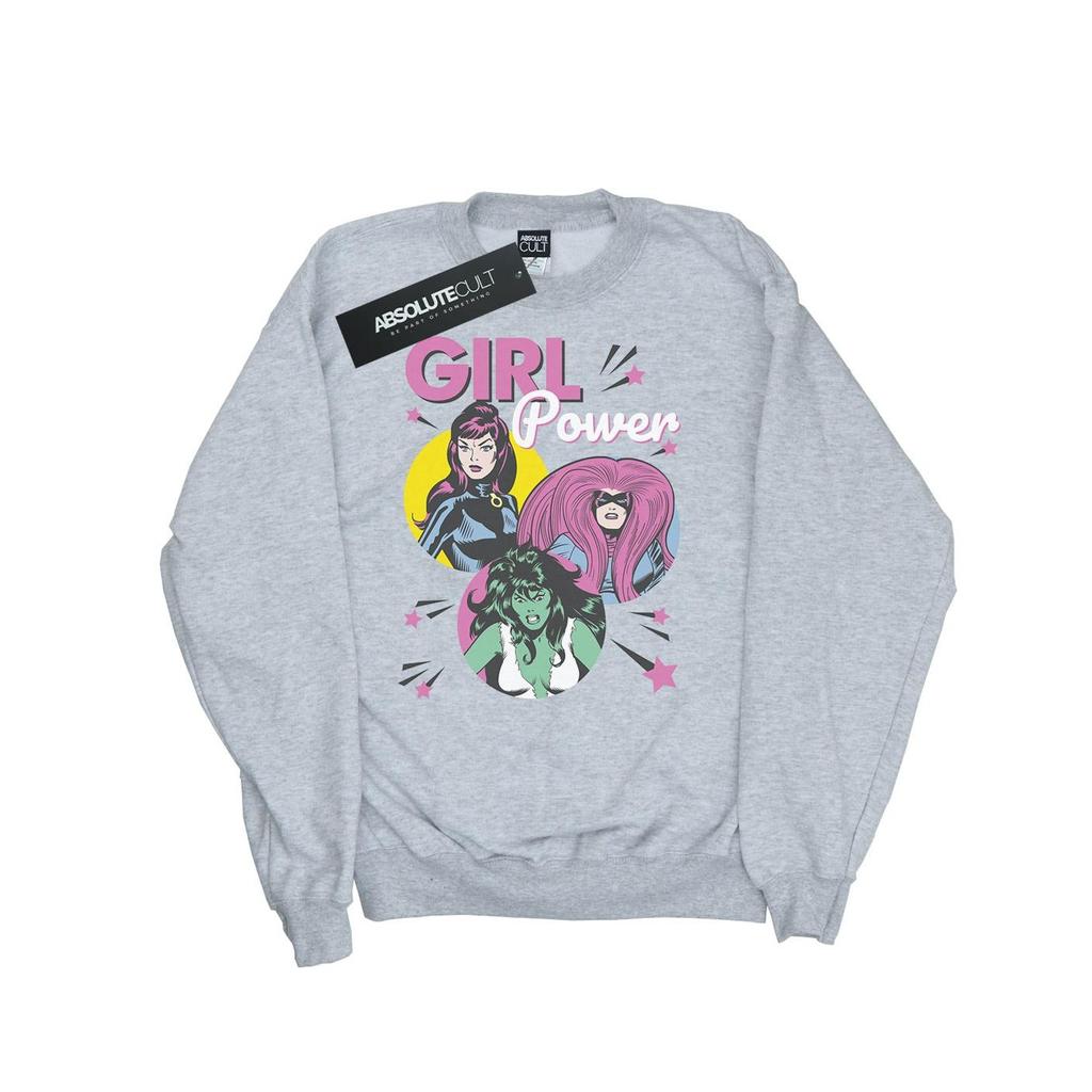 Marvel Comics Mens Girl Power Sweatshirt