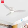 IRALAN Ceiling Fan With Light 6-speed Choice Reversible DC Motor 3CCT with Remote Control Whisper Easy Install black/White/Wood